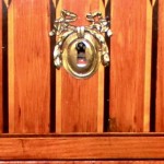 18th Century Italian Commode Lock Close Up