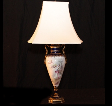 19th Century French Sevres Lamp
