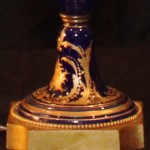 19th Century Sevres Lamp Close Up of Top