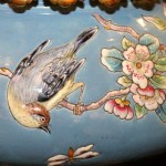 Cloisonne Bowl Close Up of Artwork
