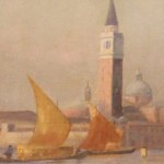 Venice Oil on Canvas Close Up