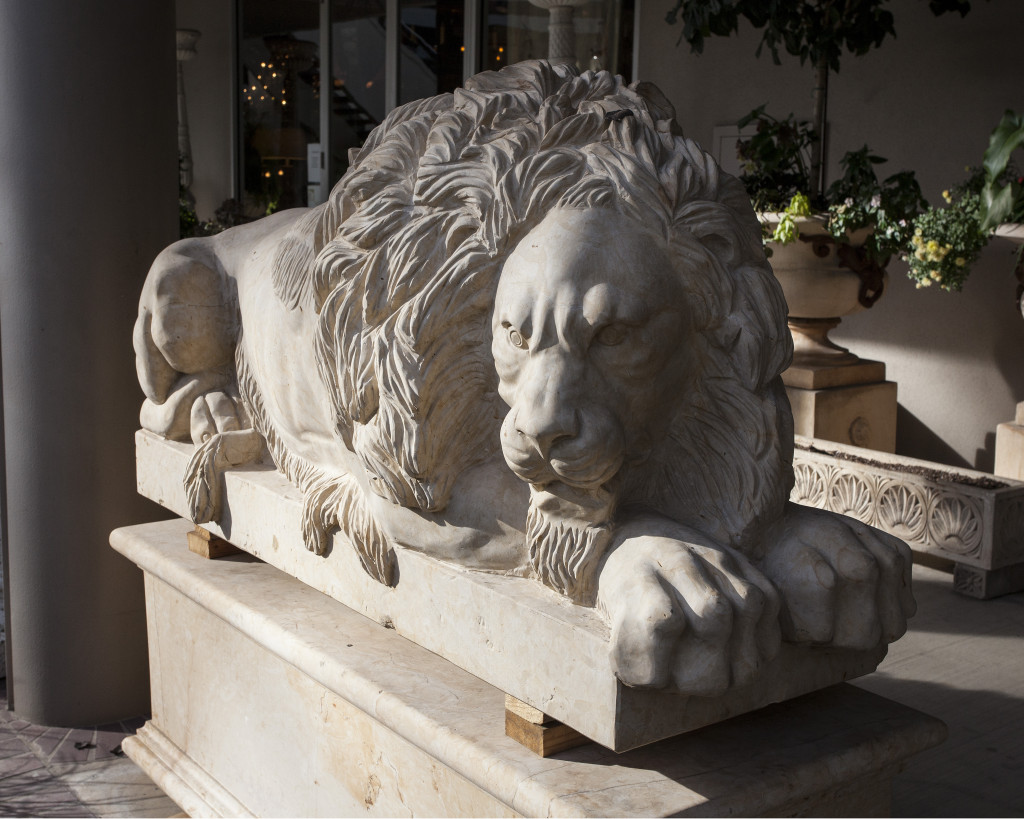 Lion Pedestals